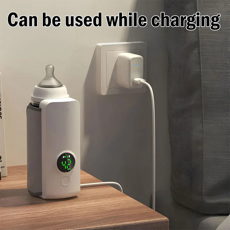 Aquecedor de Mamadeiras Portátil Recarregável