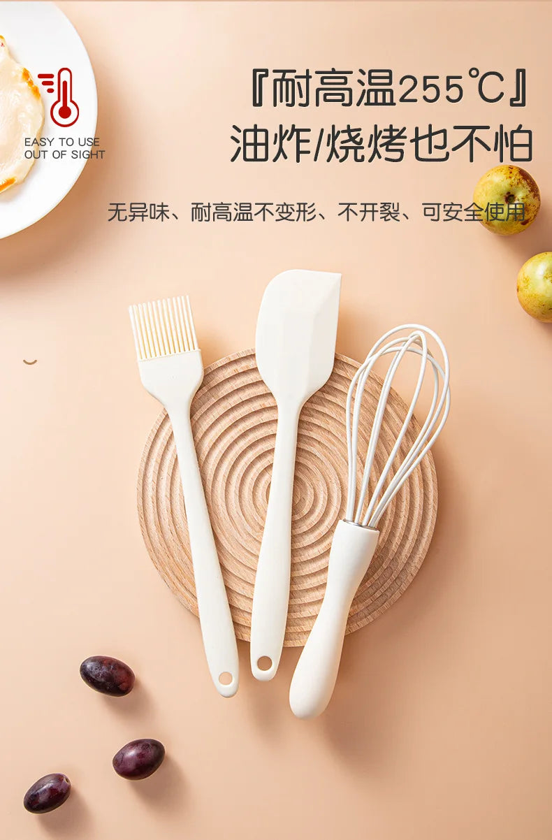 Conjunto de Gadgets de Cozinha em Silicone – Moderno e Minimalista