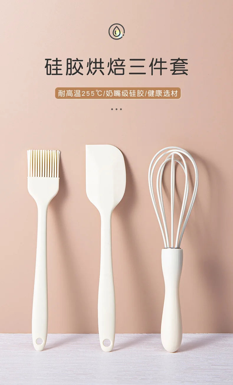 Conjunto de Gadgets de Cozinha em Silicone – Moderno e Minimalista