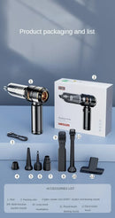 Aspirador de Pó Portátil Sem Fio – Alta Potência para Carro e Casa