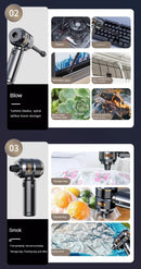 Aspirador de Pó Portátil Sem Fio – Alta Potência para Carro e Casa