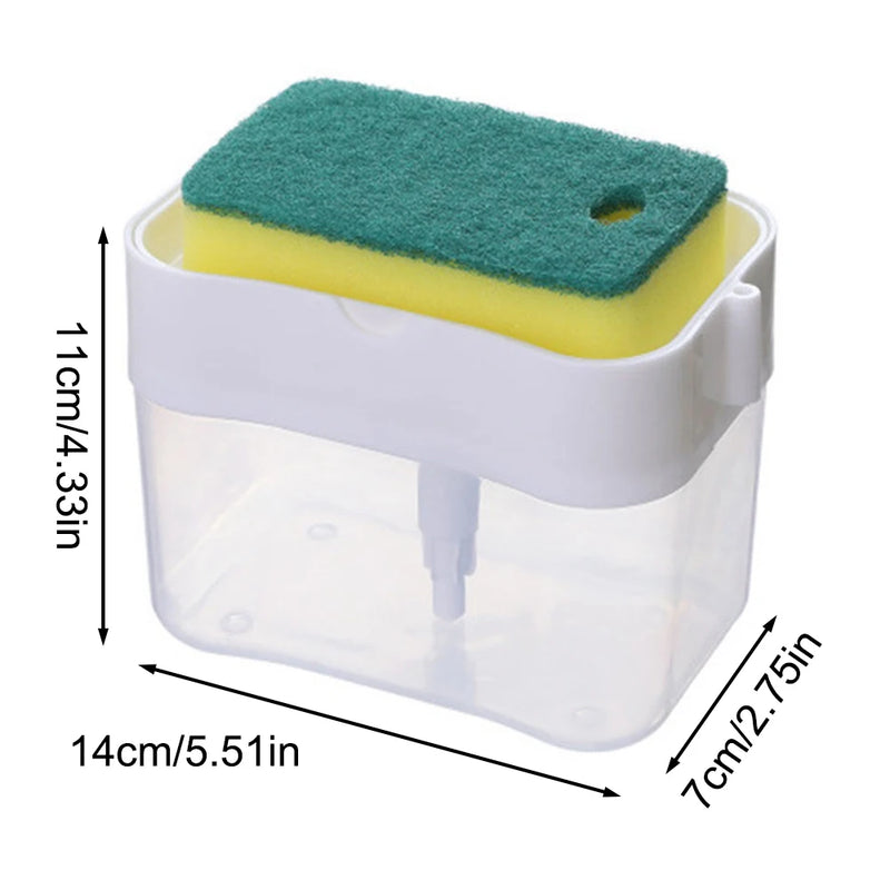 Dispenser Automático de Detergente com Escova e Suporte