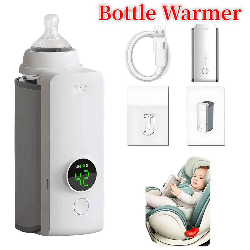 Aquecedor de Mamadeiras Portátil Recarregável