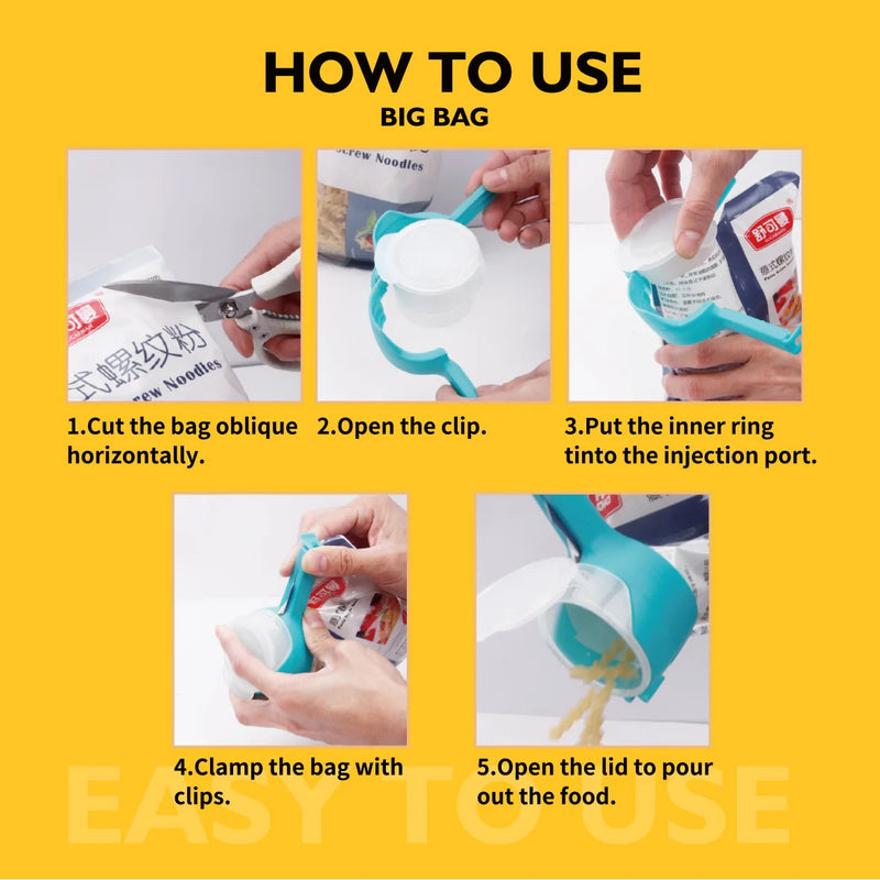 Clip Selador para Snacks