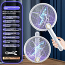 Raquete Elétrica Mata-Mosquito com Luz Violeta