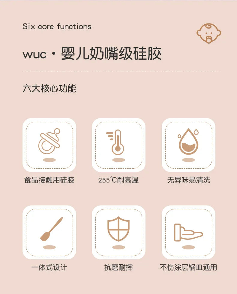 Conjunto de Gadgets de Cozinha em Silicone – Moderno e Minimalista