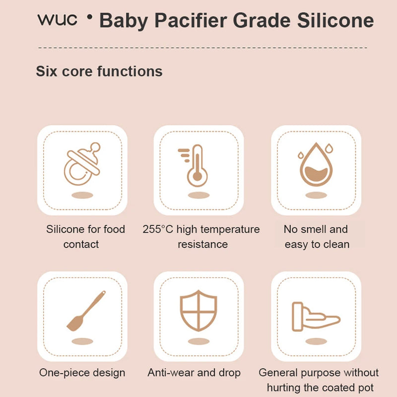 Conjunto de Gadgets de Cozinha em Silicone – Moderno e Minimalista