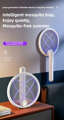 Raquete Elétrica Mata-Mosquito com Luz Violeta