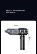 Aspirador de Pó Portátil Sem Fio – Alta Potência para Carro e Casa