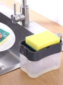 Dispenser Automático de Detergente com Escova e Suporte